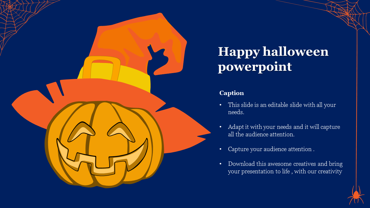Happy Halloween PowerPoint Template and Google Slides